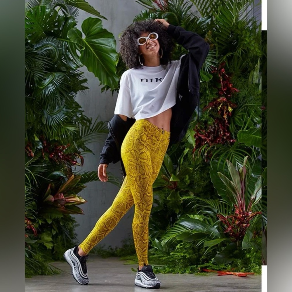 NIKE Python Legging in Speed Yellow. Like new - image 1